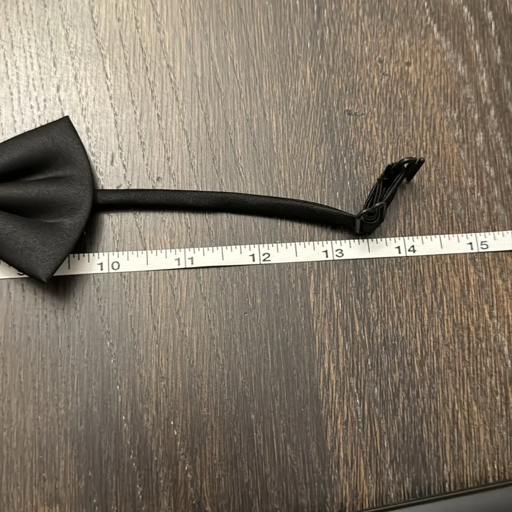 Kids black bow tie